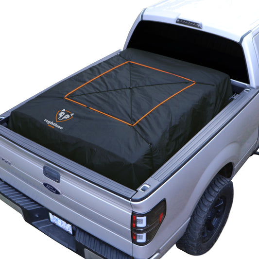 Truck Bed Cargo Net with Built-In Tarp