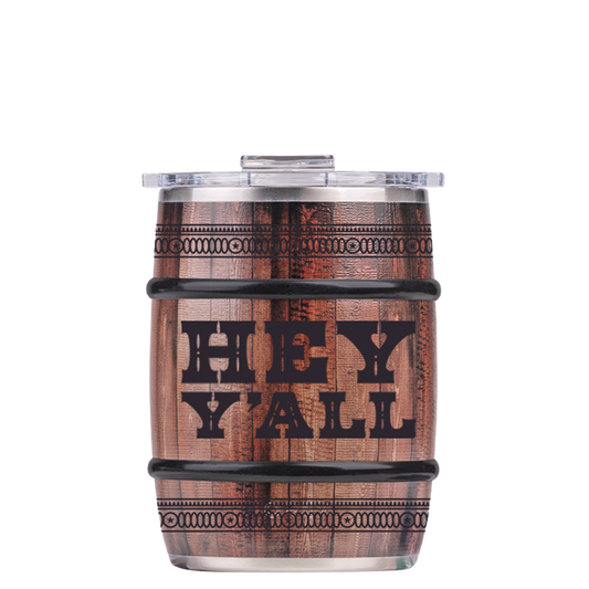 Double Barrel™ 24oz Dark Oak Hey Y'all