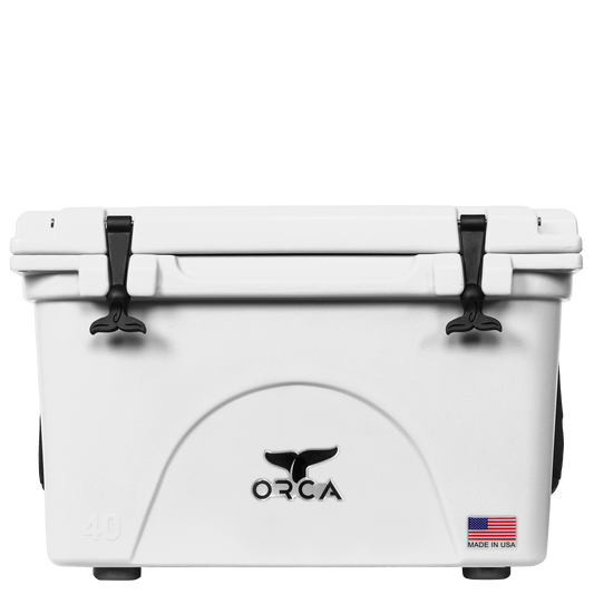 White 40 Quart Cooler