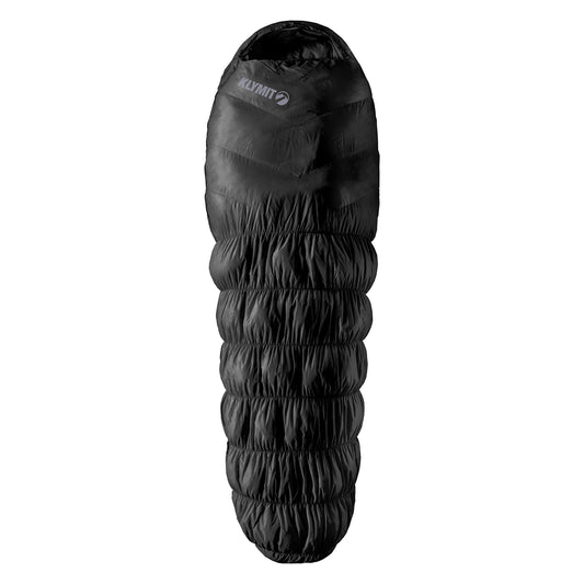 0 Degree Full-Synthetic Sleeping Bag - Black Sleeping Bags