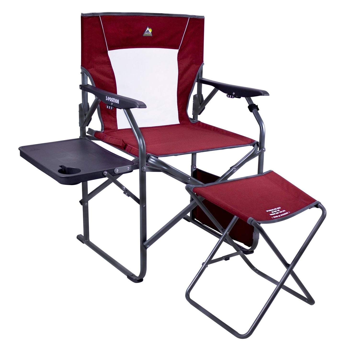 3-Position Director's Chair with Ottoman™ - gcioutdoor