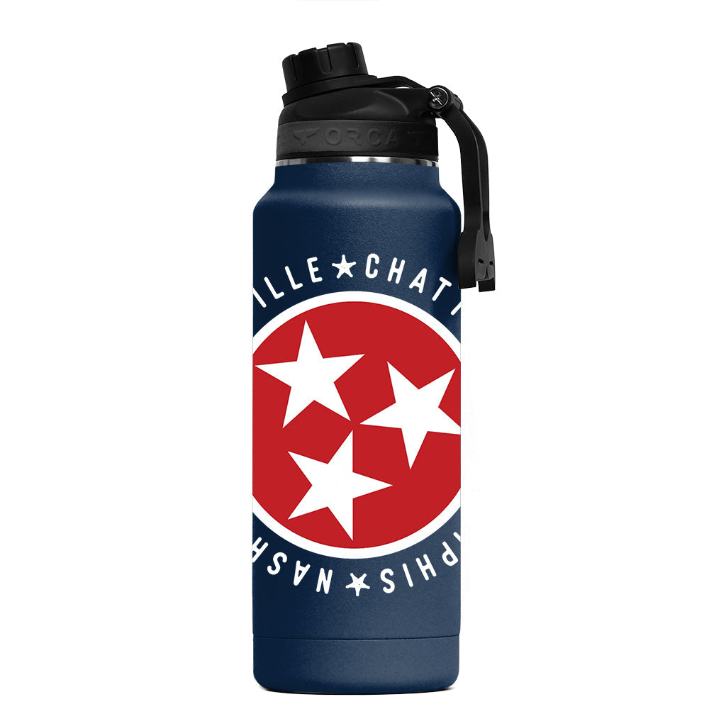 Tennessee Tri-Star Cities Hydra 34 oz Navy - ORCA